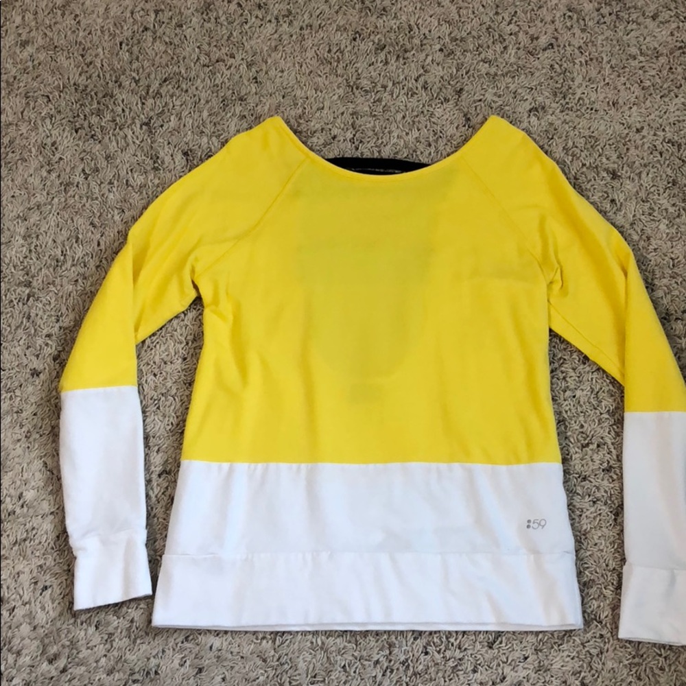 Beautiful Splits59 cover up in yellow and white